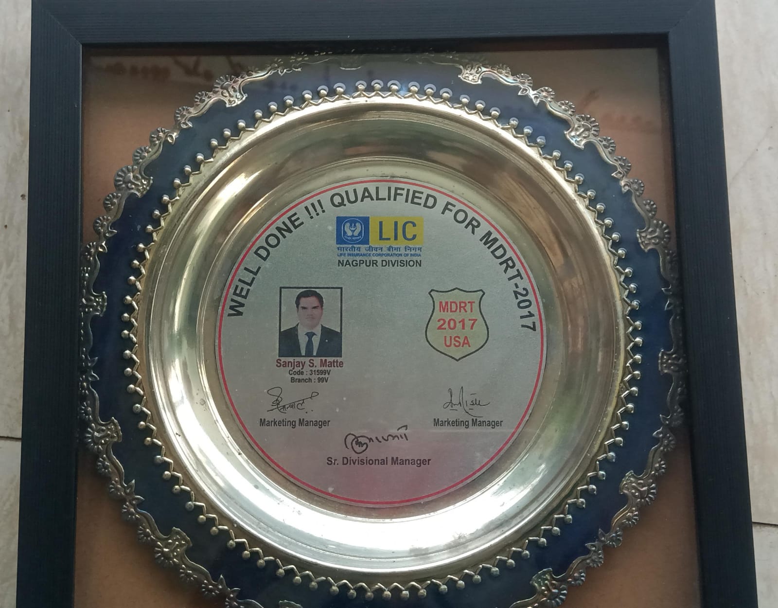 Achieved MDRT Qualification in 2017